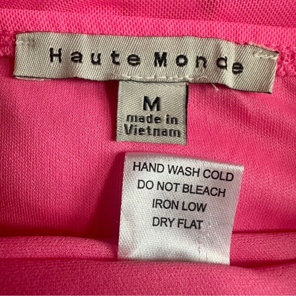 Haute Monde Neon Pink Ruched Strapless Mini Dress New no Tag - Picture 12 of 12